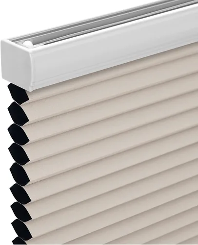 Changshade - Persianas sin cordones con celdas, persianas opacas de nido de abeja para ventanas, persianas abatibles plisadas, fáciles de instalar