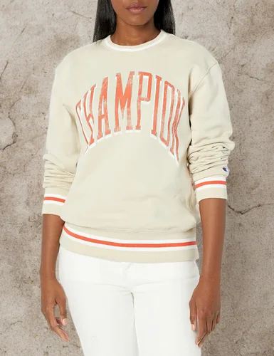 Miniatura 3 de Champion Sudaderas de gran tamaño con cuello redondo de peso medio para mujer, sudaderas de gran