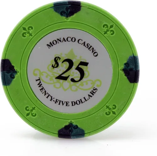 Miniatura 11 de Versa Games Monaco Casino - Fichas de póquer de arcilla en 0.48 oz - Paquete de 50 - (elegir color)
