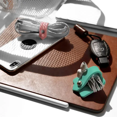 Miniatura 7 de Organizador de Cables con Soporte para Auriculares, Enrollador de Auriculares, Organizador de Auriculares, Auriculares para Auriculares, Enrollador