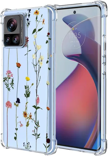 Miniatura 19 de Funda para Moto G Stylus 2021 4G Clear Flower Funda de teléfono TPU suave a prueba de golpes, antiarañazos, funda protectora para Motorola G Stylus