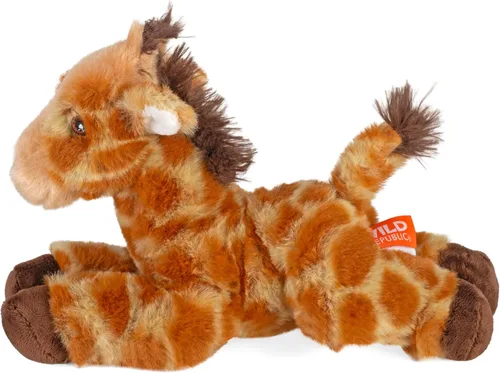 Miniatura 3 de Wild Republic EcoKins - Mini jirafa de peluche de 8 pulgadas, regalos ecológicos para niños, juguete de peluche, hecho a mano con 7 botellas de agua