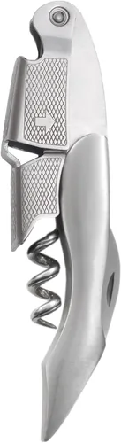 Miniatura 8 de True Recoil Waiters - Sacacorchos para vino, acero inoxidable duradero con abridor de botellas integrado y cortador de papel de aluminio de 4 ruedas