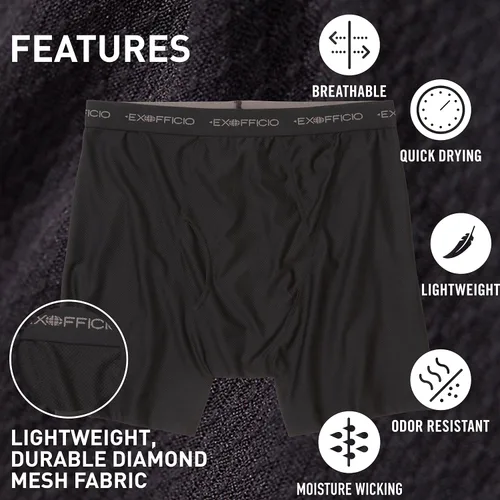 Miniatura 3 de ExOfficio Give-N-Go - Calzoncillos tipo bóxer para hombre