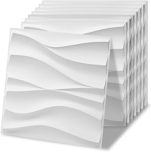 Miniatura 15 de Art3d Paneles de pared 3D de PVC blanco - 32 pies cuadrados de elegante decoración de pared para espacios domésticos y comerciales