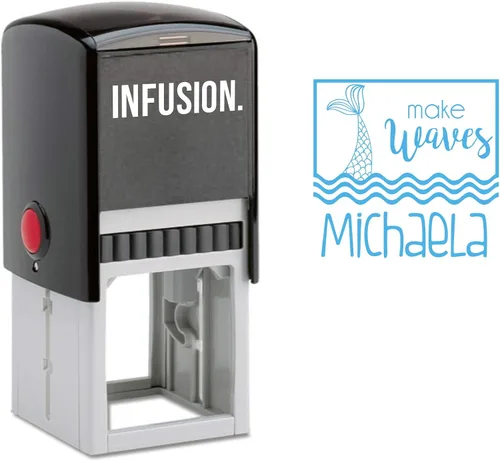 Miniatura 5 de Infusion Sello con nombre de niño autoentintado para niños (Bee Great)