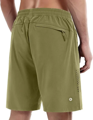 Miniatura 2 de HIFEOS Pantalones cortos deportivos para hombre, pantalones cortos de entrenamiento para correr, tenis, gimnasio, 5, 7, 9 pulgadas, cómodos