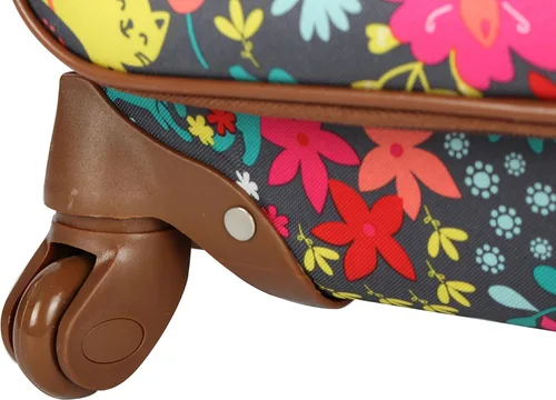 Miniatura 6 de Lily Bloom Maleta expandible con patrón de diseño de 24 pulgadas con ruedas giratorias de 4 ruedas giratorias para mujer, bolsa a cuadros ligera