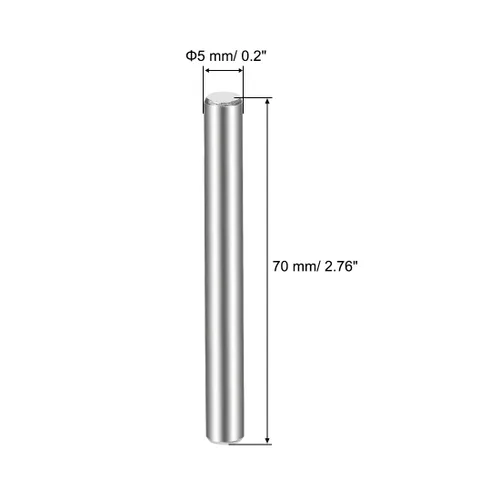 Miniatura 3 de uxcell 0.197 x 2.756 in (aproximadamente 13/64 pulgadas) pasador de clavija de acero inoxidable 304 litera de madera para litera, pasadores