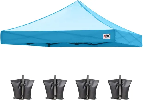 Miniatura 77 de ABCCANOPY - Toldo de repuesto para carpa desplegable (10x10 pies, beige)