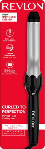 Miniatura 6 de Revlon Perfect Heat Rizadora de Cerámica Triple Para Rizos Suaves y Sedosos Despeinados (1-1/4 pulgadas)
