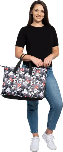 Miniatura 9 de Disney Tote Duffel Bag Mickey Mouse Friends All Over Print Weekender Travel