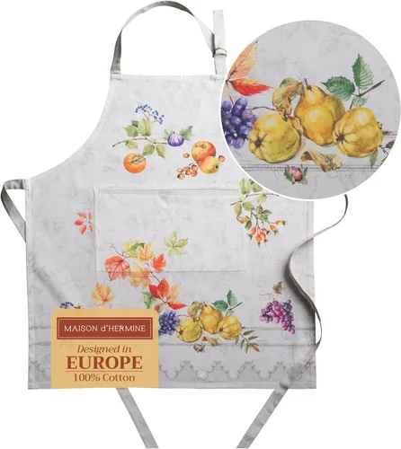 Miniatura 110 de Maison d' Hermine Delantal 100% de algodón para mujeres con bolsillo de cocina delantal de chef para hombres para cocinar primavera verano 001