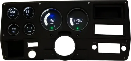 Miniatura 8 de Panel de medidor digital LED compatible con Chevy Truck 1973-87 (azul)