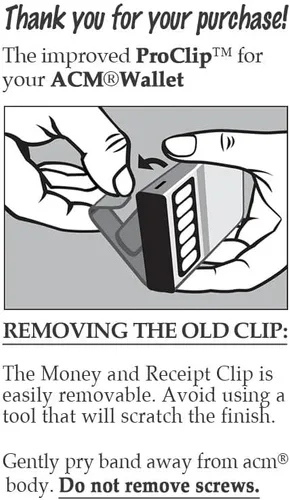 Miniatura 5 de ACM Wallet Reemplazo de clip para dinero ProClip de plata, se adapta a todas las carteras 1.0 (6 tarjetas)