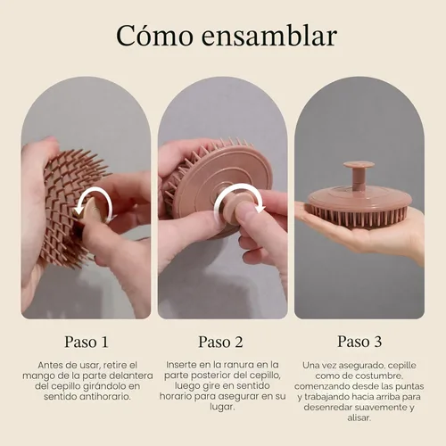 Miniatura 4 de Kitsch Masajeador de cuero cabelludo para el cuidado del cabello - Depurador de cuero cabelludo, cepillo de champú y exfoliante para todo