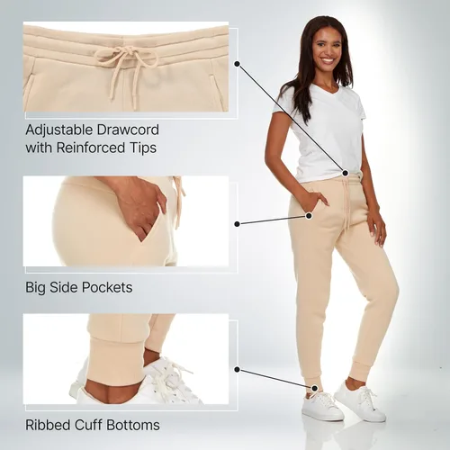 Miniatura 4 de BottomLine 3 Pack Sweatpants Women, Comfortable Womens Sweatpants, Fleece Womens Joggers (Available in Plus)