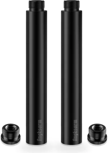 Miniatura 7 de Tubos/Varillas de Extensión para Soporte de Micrófono de 3 PULGADAS (2 PIEZAS), Rosca Universal 5/8-27", Se Adapta a la Mayoría de Soportes