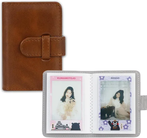 Miniatura 14 de Mini álbum de fotos de 28 bolsillos para mini película, foto de 2x3, tarjeta de fotos Kpop, álbumes cartera libro para Mini 12 11 40 7+ EVO 90 Alpaca