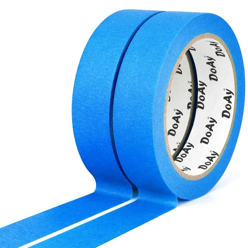 Miniatura 2 de Paquete de 2 Cintas Azules para Pintores - Cinta de Enmascarar de 1 Pulgada de Ancho - Multisuperficie, Adhesión Inteligente, Interior y Exterior