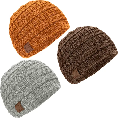 Miniatura 64 de KeaBabies 3-Pack Baby Beanies for Boys, Girls - Stretchy Knit Baby Hats, Cute Newborn