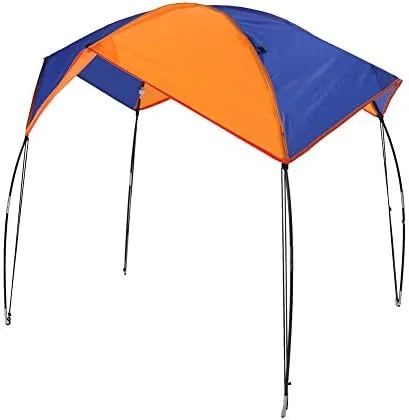 Miniatura 4 de Tbest Toldo inflable para kayak, refugio de sombra para barco, 2/3/4 personas, refugio solar para barco, cubierta de toldo de vela, toldo de pesca