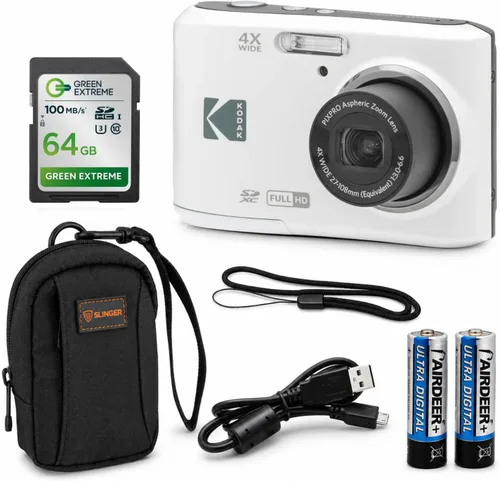 Miniatura 12 de KODAK PIXPRO FZ45-BK - Cámara digital de 16 MP con zoom óptico 4X, gran angular de 27 mm, video Full HD 1080P, pantalla LCD de 2.7" para vlogging