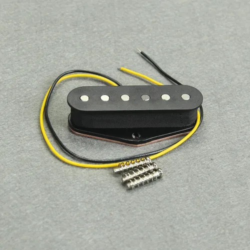 Miniatura 8 de FLEOR Alnico 5 Black TL Bridge Pickup para guitarra eléctrica estilo TL Pieza Negro