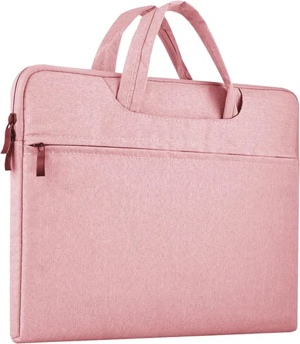 Miniatura 4 de Bolsa para portátil de 15.6 pulgadas, tela resistente a los arañazos, asas resistentes dobles, compatible con portátiles de 15.6 pulgadas y menos