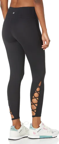 Miniatura 2 de Core 10 Womens High Waist Yoga Lattice 78 Crop Legging-24