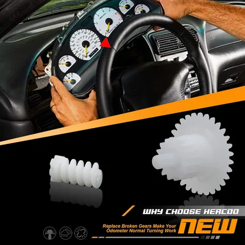 Miniatura 4 de HERCOO Juego de reparación de velocímetro y odómetro, nuevo juego de engranajes de velocímetro compatible con Ford Mustang 1994 1995 1996 1997 1998