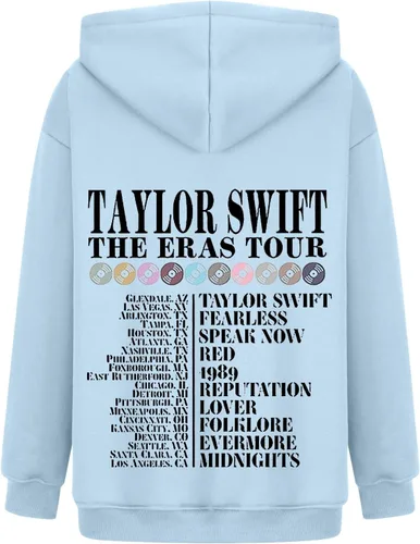 Miniatura 4 de Conjunto de sudadera con capucha para mujer, conjuntos de 2 piezas de concierto de 1989, tops y pantalones