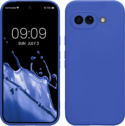 Miniatura 46 de kwmobile Funda compatible con Google Pixel 9 Pro - Funda protectora delgada de TPU para teléfono - Acabado mate suave - Negro mate