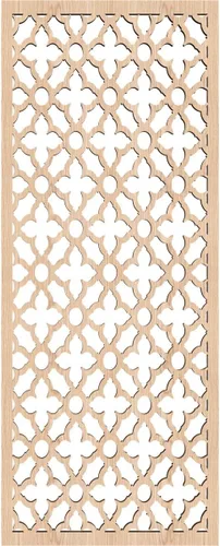 Miniatura 2 de Madison Paneles de pared decorativos de madera con calado, 9 3/8 pulgadas de ancho x 24 3/8 pulgadas de alto x 3/8 de alto, roble rojo rojo (Red Oak)