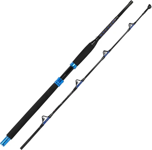 Miniatura 11 de Fiblink Caña de pesca de carbono convencional de agua salada en alta mar (6 pies, 30-50 lb/50-80 lb/80-120 lb)