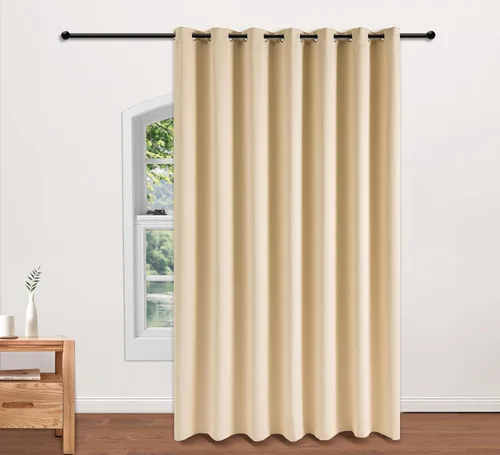 Miniatura 15 de PI Cortinas opacas para dormitorio, tratamiento de ventana con aislamiento térmico de anillo superior, cortinas oscurecedoras de habitación