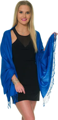 Miniatura 119 de Pashminas, chales y mantones para usar con vestidos de noche y en bodas, grandes y suaves