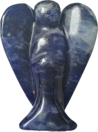 Miniatura 16 de Estatua de ángel guardián de oración de cristal curativo de cornalina natural, 2 pulgadas, tallado en bolsillo, figuras de piedra de palma