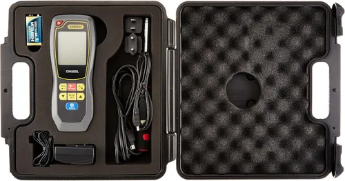 Miniatura 2 de General Tools CIH20DL anemómetro de registro de datos de alambre caliente con Cfm/Cmm y 8: 1 termómetro Irt