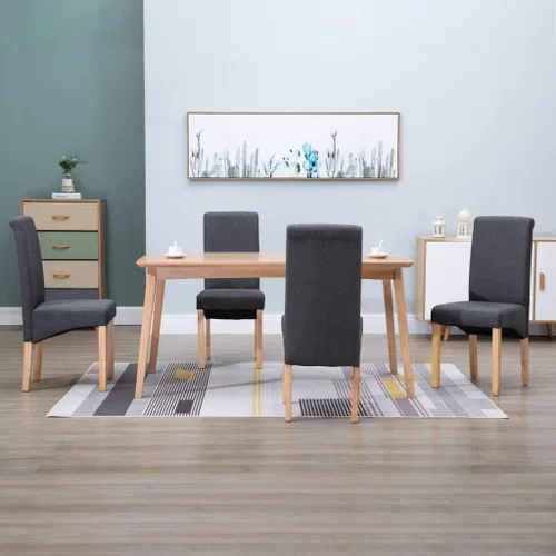 Miniatura 14 de Dining Chairs 2 Pcs Black Fabric,Living Room Dining Chairs,Counter Dining Chairs Suitable for Daily Dining Or Special Events Such As Meetings