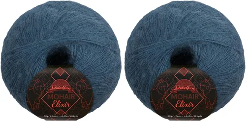 Miniatura 62 de JubileeYarn Mohair Elixir Yarn - 50g/Skein Baby Wool Blend - Cosmopolitan - 1 Skein