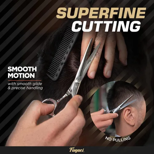 Miniatura 3 de Fagaci Cortadora de pelo profesional, tijeras de pelo y recortadora de pelo extremadamente afiladas, tijeras para el cabello, cortadoras de pelo