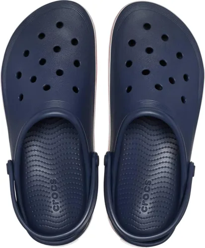 Miniatura 5 de Crocs Zuecos unisex para adultos con plataforma fuera de la cancha Azul marino