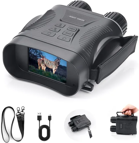 Gafas de visión nocturna, binoculares de visión nocturna 4K para adultos, regalos para hombres, él, marido, papá, batería de carga rápida de 2000