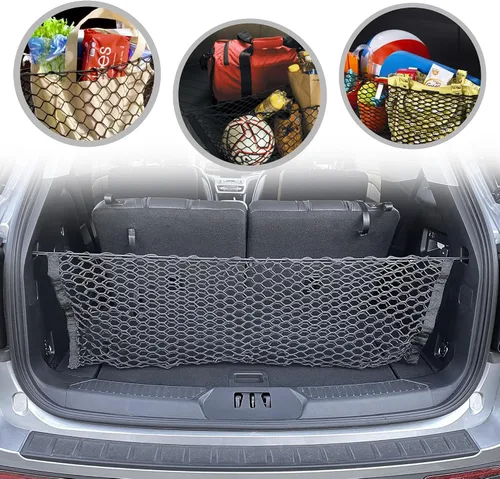 Miniatura 2 de Red de carga de malla estilo sobre para maletero para Ford Explorer 2020-2026 – Accesorios de coche – Organizador de maletero y almacenamiento