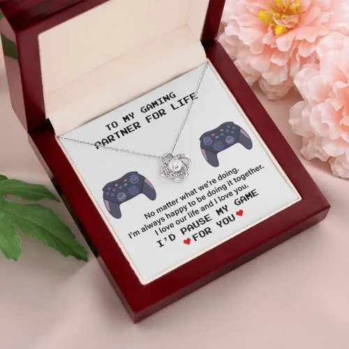 Miniatura 5 de To My Gaming Partner For Life, I'd Pause My Game For You Regalo para esposa, regalo para novia, regalo para ella, regalos de Navidad para ella