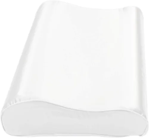 Miniatura 4 de Funda de almohada de seda para almohada de cuello de espuma viscoelástica, funda de almohada de seda de morera pura para almohada cervical de Beige