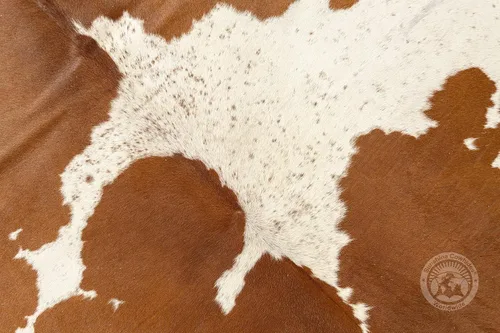 Miniatura 4 de Sunshine Cowhides Alfombra de piel de vaca 100% auténtica, color marrón y blanco, alfombra de estilo moderno de piel de animal y alfombra para sala