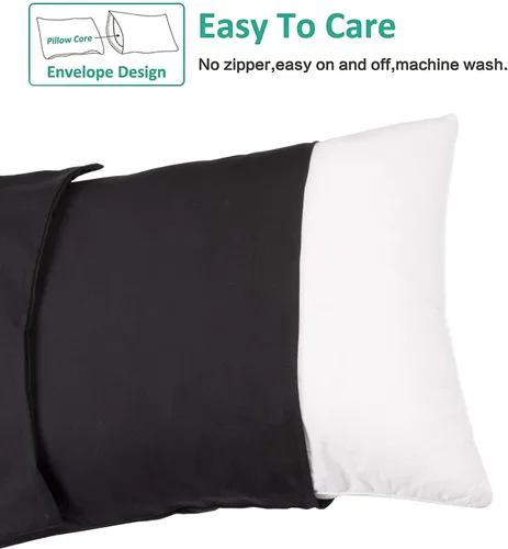 Miniatura 2 de NTBAY Paquete de 12 fundas de almohada Queen 100% microfibra cepillada, súper suaves y acogedoras, resistentes a las arrugas, la decoloración