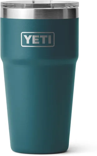 Miniatura 14 de YETI Rambler - Vaso apilable de 20 onzas, acero inoxidable, aislado al vacío con tapa MagSlider Verde mar